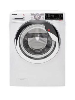 Hoover Dwt L610Aiw3 Dynamic Next Wizard Wifi, 10Kg, 1600 Spin Washing Machine - White/Chrome